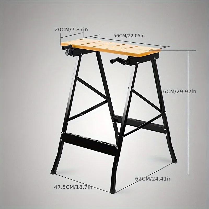Home Office Work Table - Banco de Trabajo de Madera Maciza