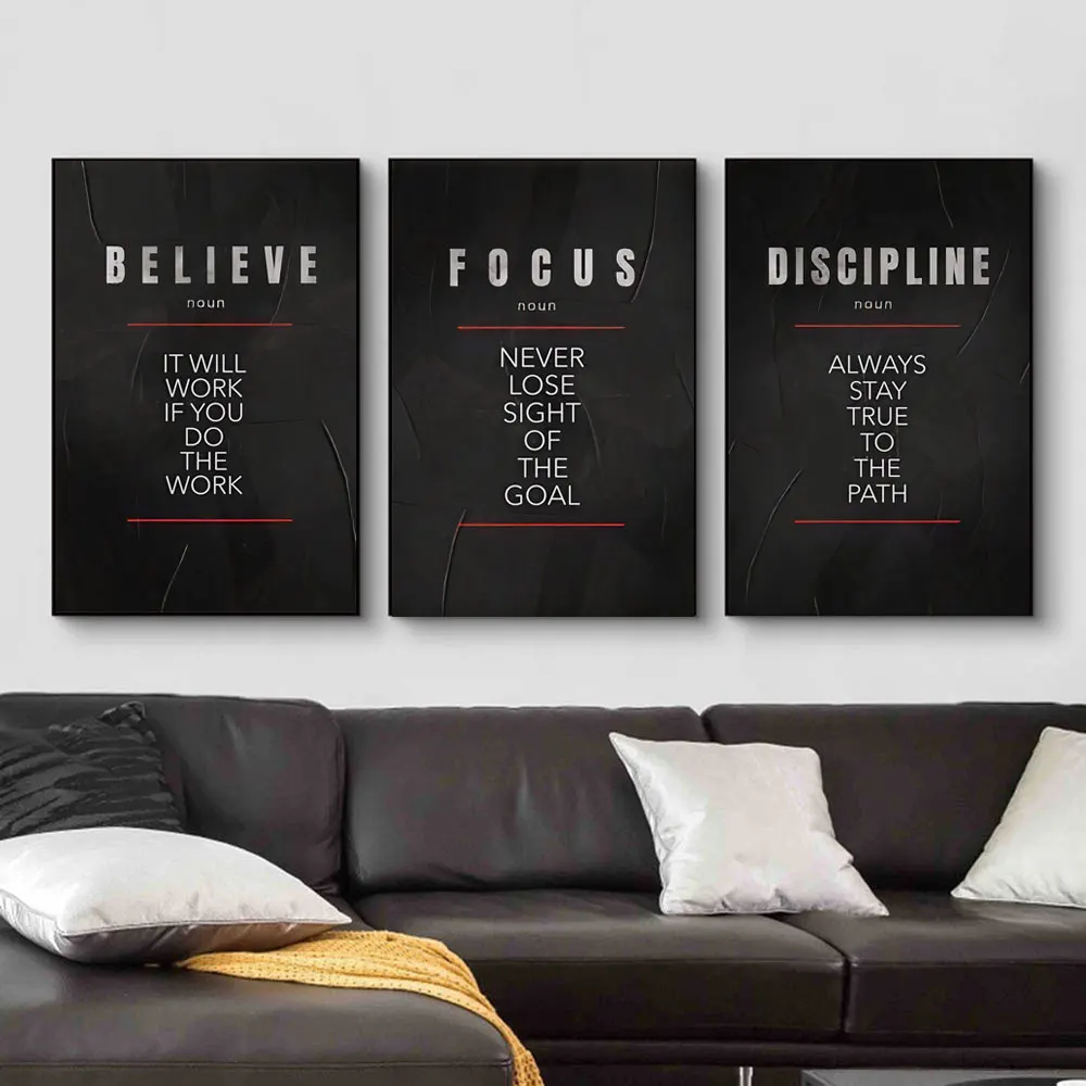 Póster con definición de disci - Home Office Room Inspiration reseña y precio